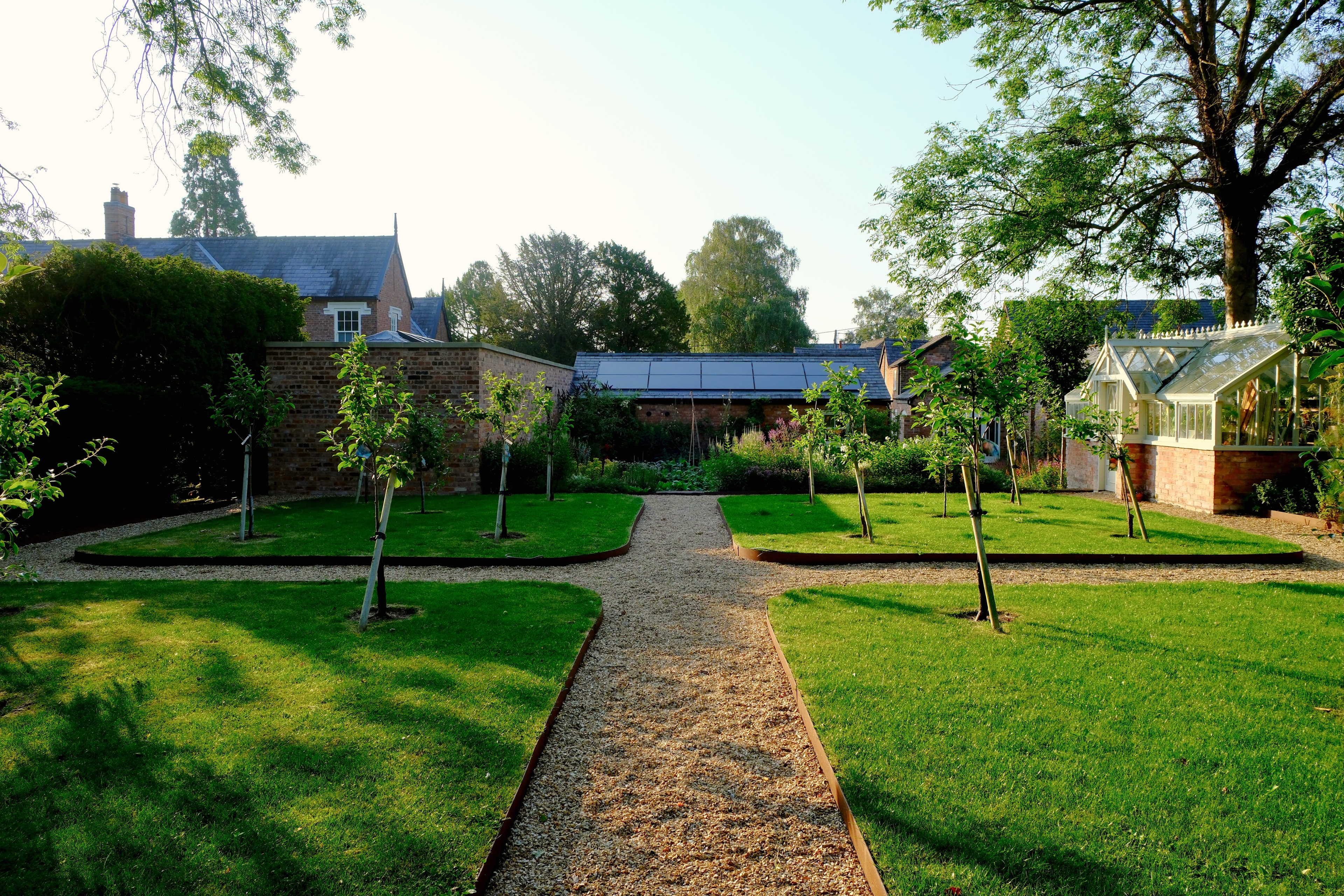 Kitchen garden — orchard path