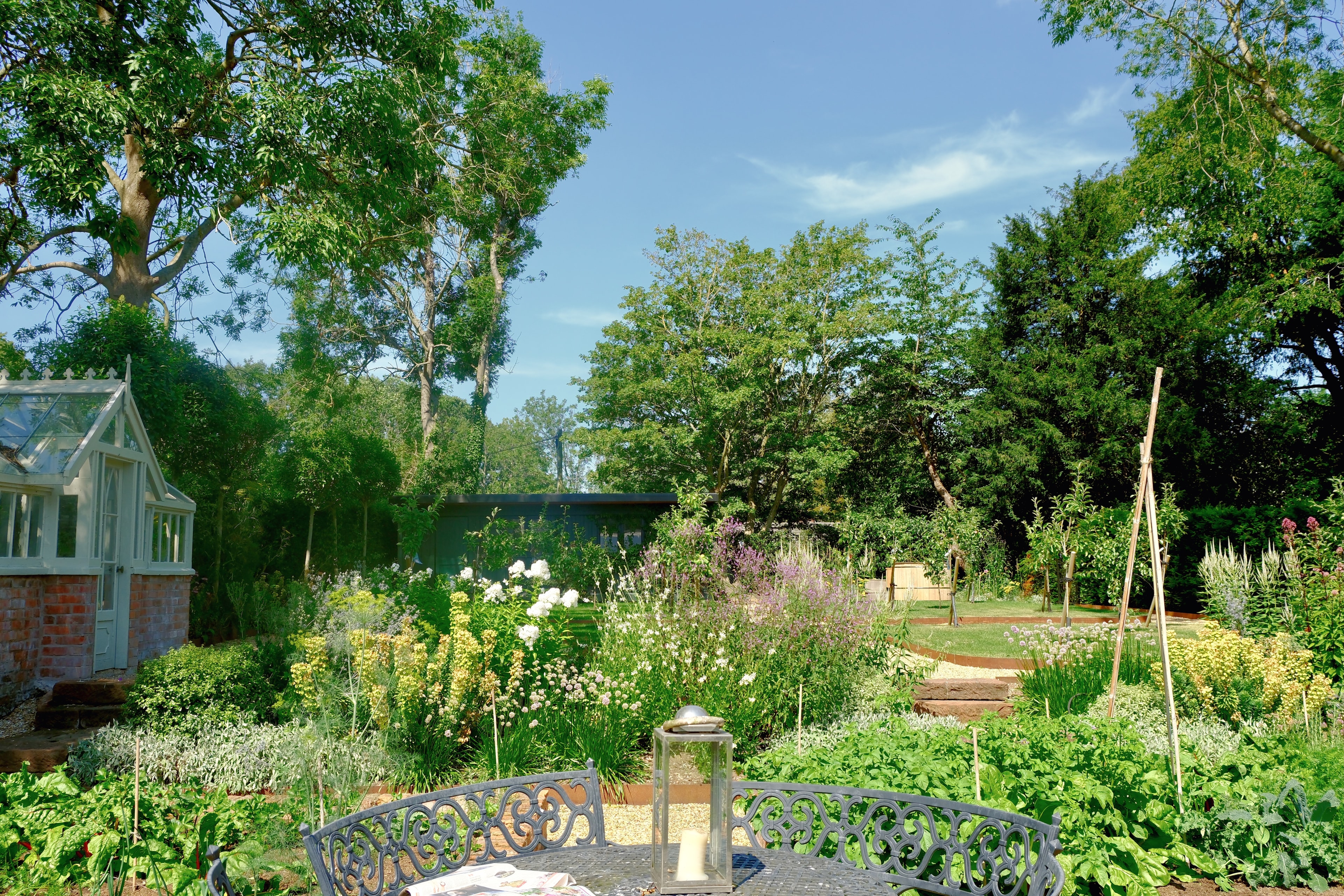 Kitchen garden in bloom