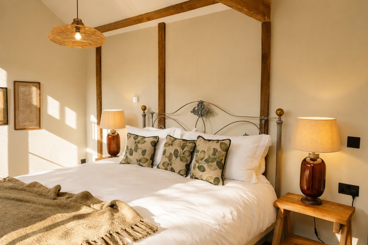 The master bedroom