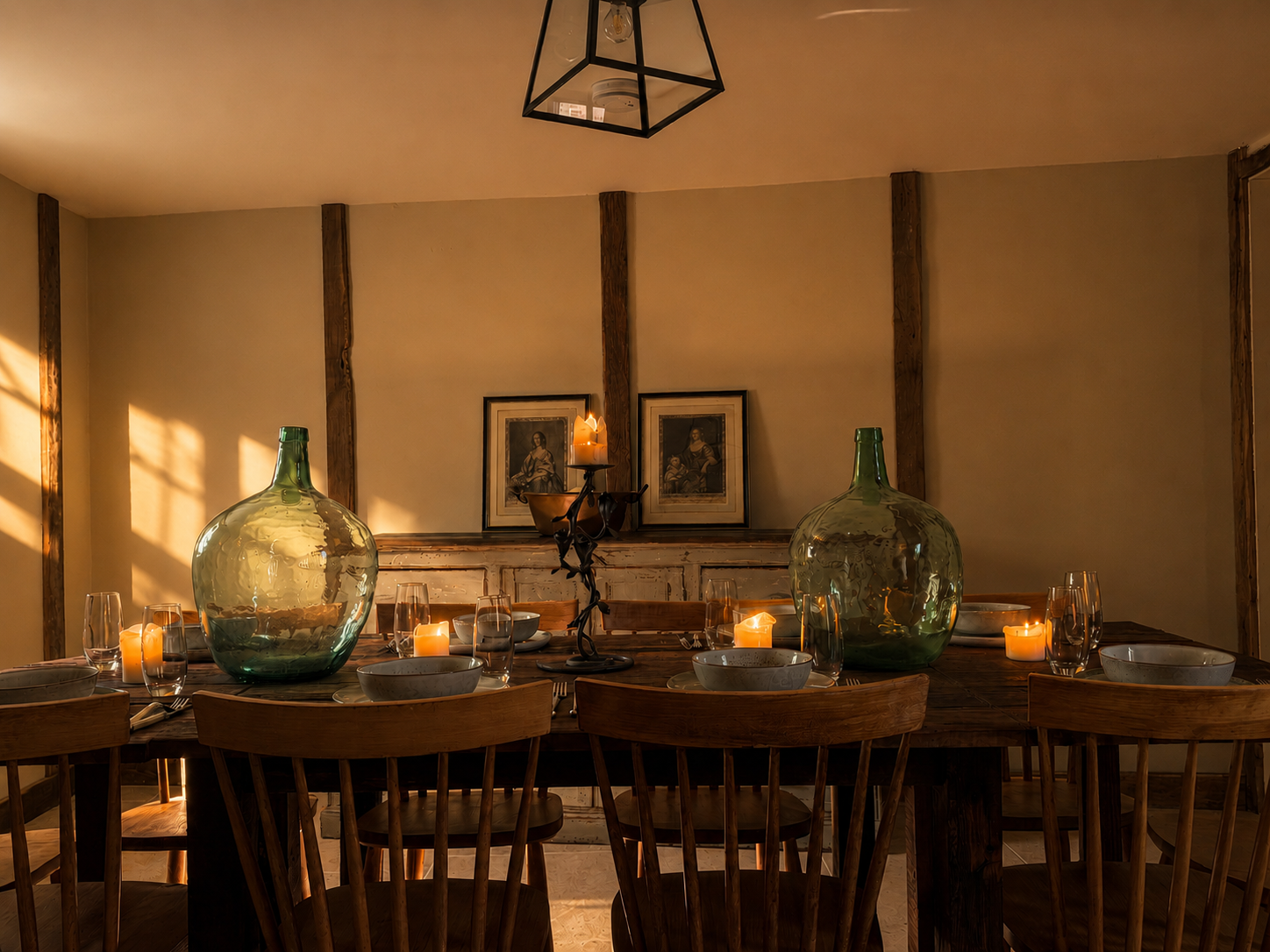 The dining room