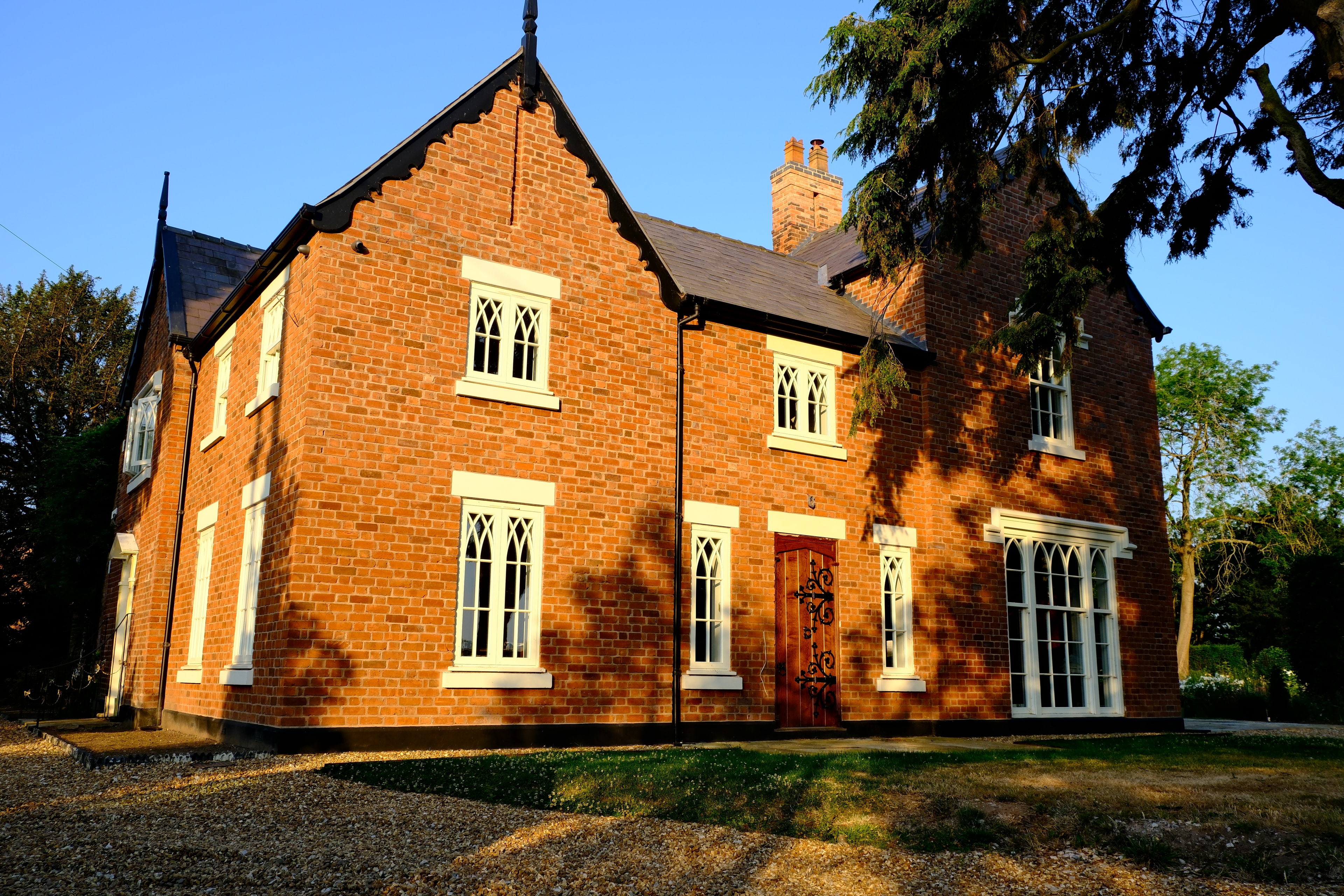 The front elevation