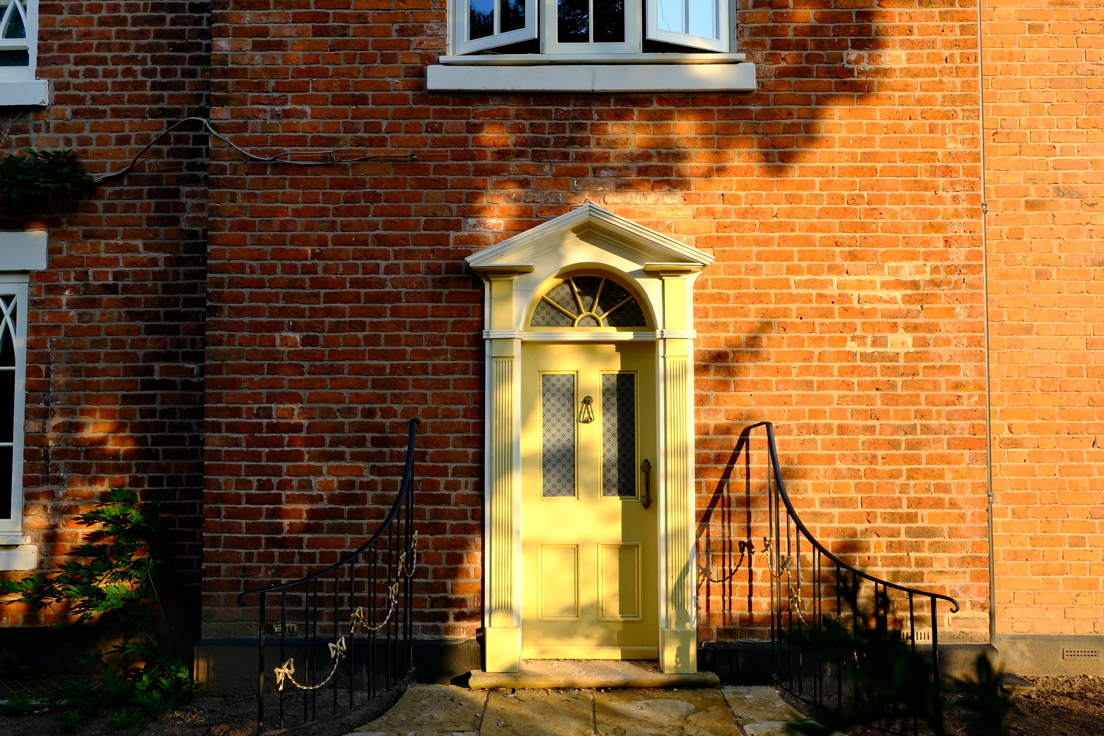 The carriage house entrance