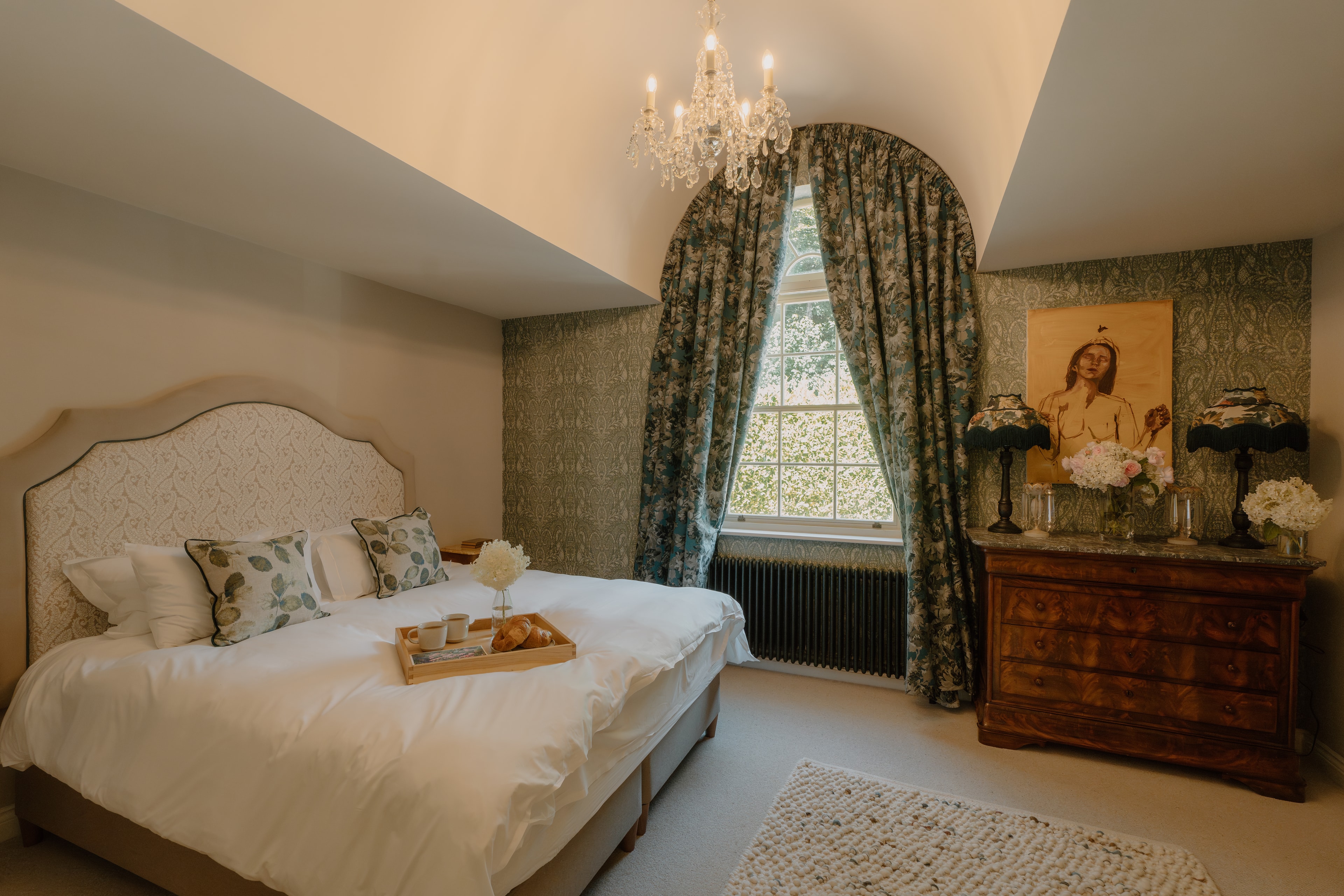 Stables Bedroom — Arched Window