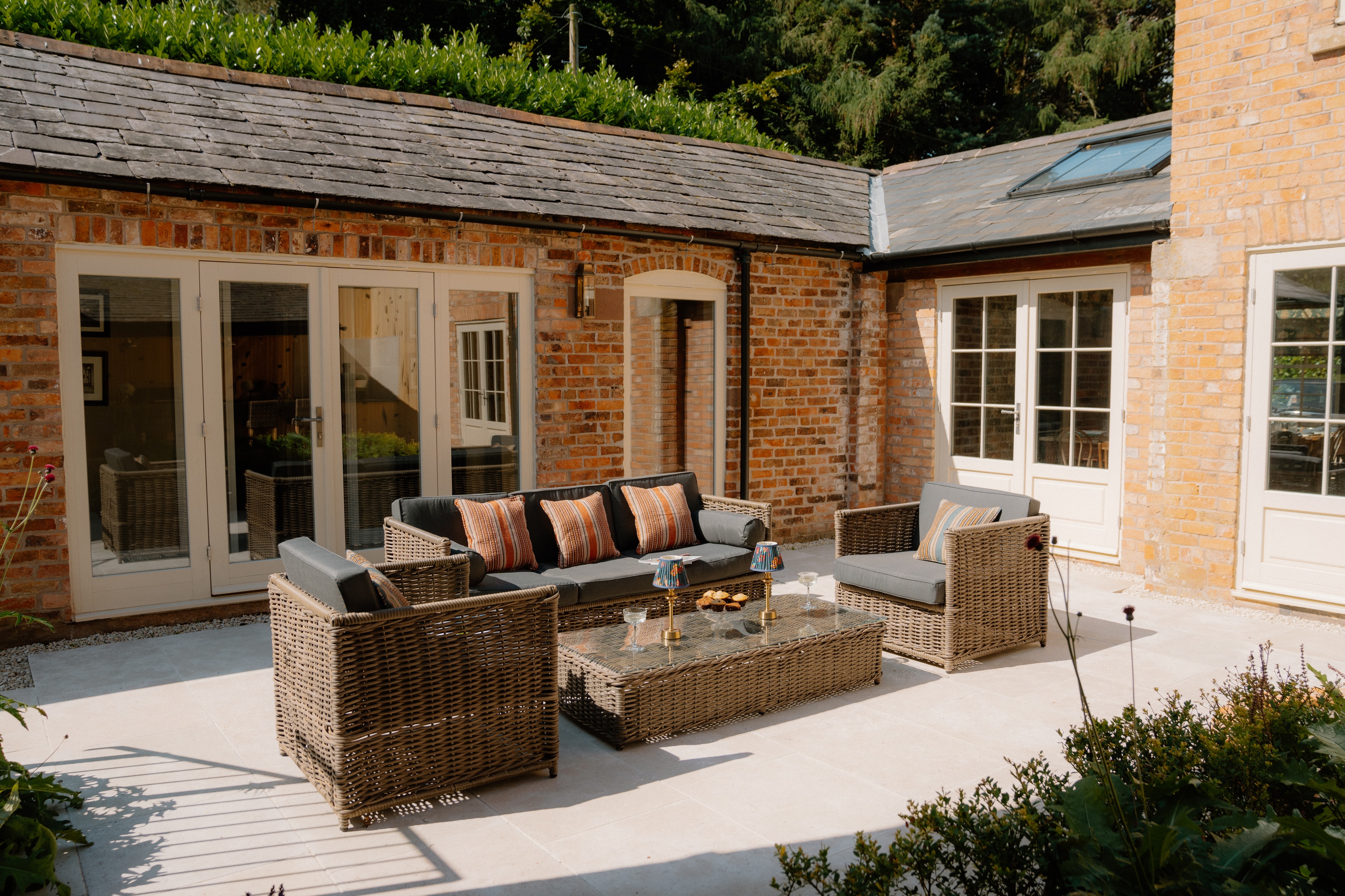 Courtyard terrace